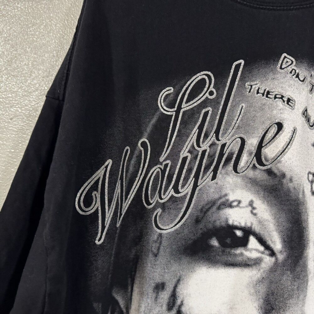 Vintage Lil Wayne Rap Tee T-Shirt I Am Hip Hop Black Men's 4XL Concert Tour - Picture 8 of 12